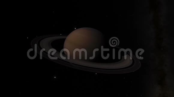 土星上的昼夜动画4k视频的预览图