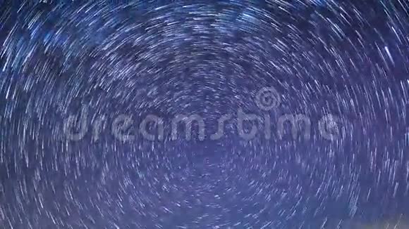 星星会留下痕迹时间流逝4K视频的预览图