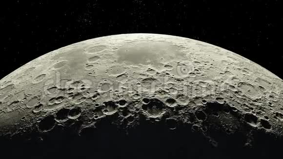 月球背景现实的月球月球是一个天文天体环绕地球运行图像的元素视频的预览图