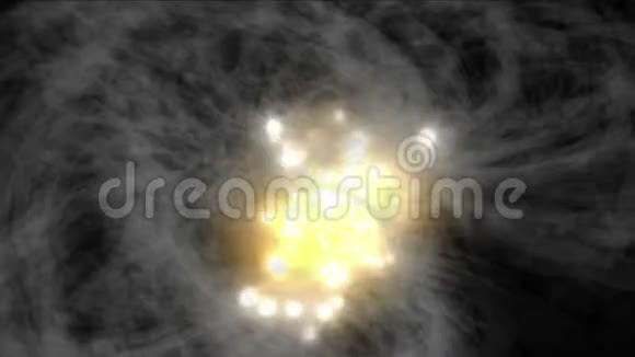 旋风烟雾雾霾污染孔雾空气雾风旋风恒星粒子视频的预览图