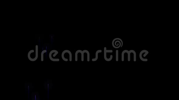 一堆烟火紫色烟花的镜头模糊效果V9视频的预览图