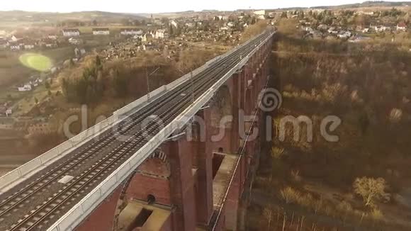 火车桥欧洲德国图林根旅行视频的预览图