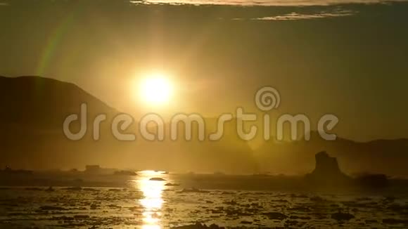 格陵兰的日落视频的预览图