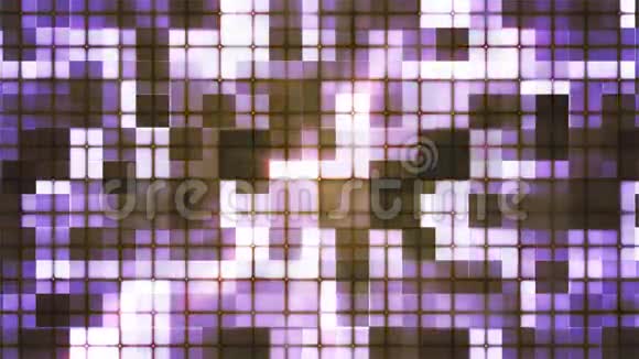 闪烁高科技立方光图案紫色抽象可循环4K视频的预览图