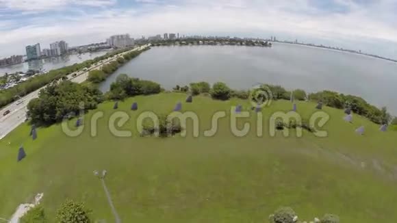 空中视频肯尼迪铜锣迈阿密视频的预览图