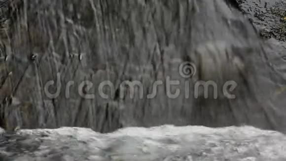 山林中的山河瀑布视频的预览图