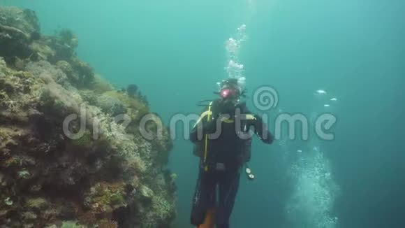 水下潜水员视频的预览图