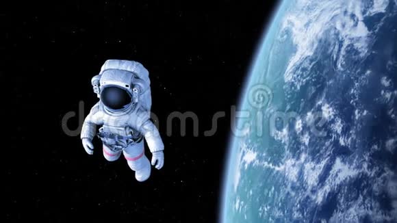 太空人三维动画4K视频的预览图