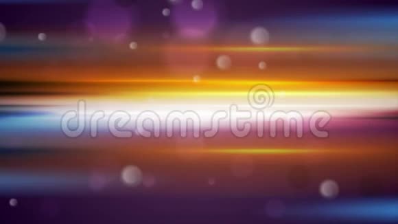彩色发光条纹和光粒子视频动画视频的预览图