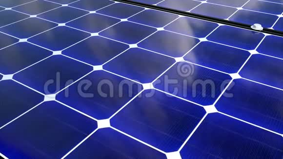 太阳能电池表面三维插图太阳能发电技术这是替代能源视频的预览图