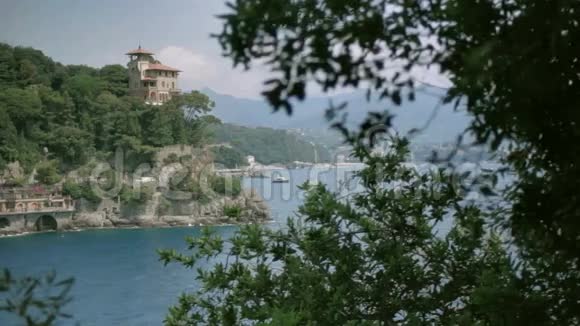利古里亚海岸线波尔图菲诺视频的预览图