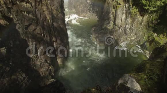 卡皮拉诺河急流北温视频的预览图
