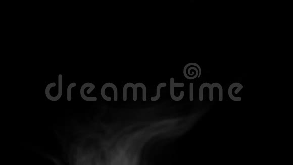 在黑色背景上抽烟视频的预览图