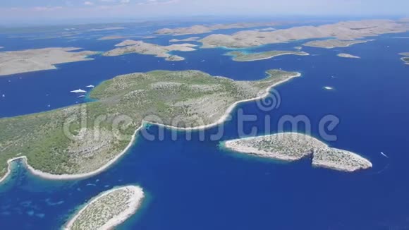 科纳提群岛科纳提国家公园鸟瞰图视频的预览图