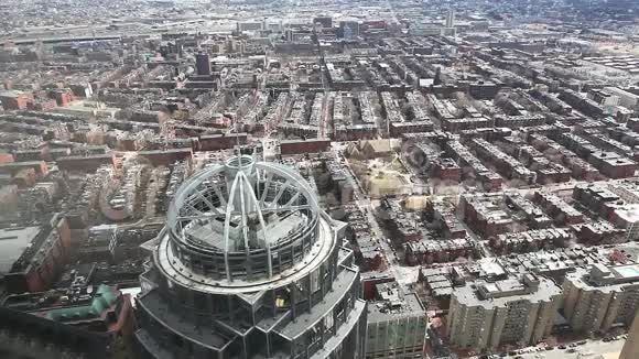 马萨诸塞州波士顿市的广阔空中视频的预览图