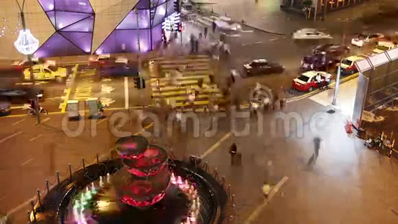 现代城市夜生活视频的预览图