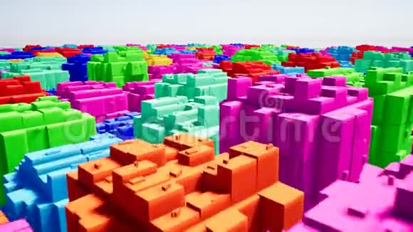 彩色立方体迷宫介绍您的视频视频的预览图
