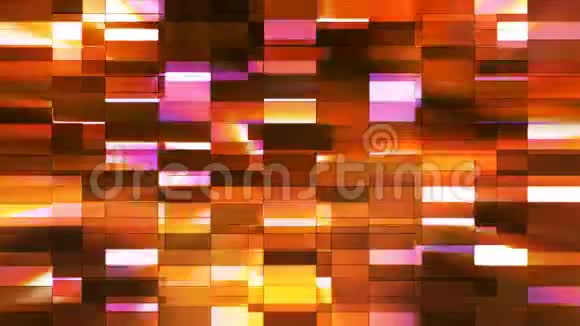 闪烁的水平小壁高科技酒吧黄金抽象循环4K视频的预览图