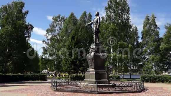 俄罗斯沙皇彼得大帝纪念碑视频的预览图