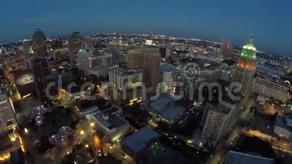圣安东尼奥市中心航空4K视频的预览图