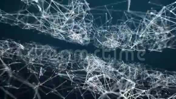 抽象移动连接结构背景与文本CLOUD技术视频的预览图