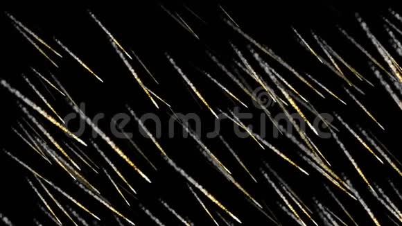 流星轰炸战争陨石烟雾粒子编织烟花背景视频的预览图