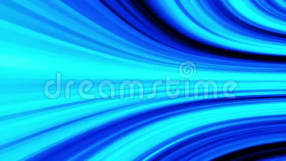 透视广角观现代淡蓝色照明线条的抽象移动视频的预览图