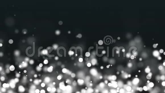 银色发光波浅场深计算机生成背景三维渲染背景视频的预览图