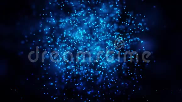 心的蓝点技术动画的心点形成视频的预览图