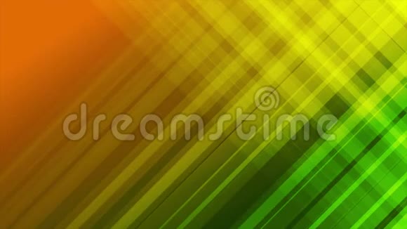 绿色和橙色对角线条纹抽象视频动画视频的预览图