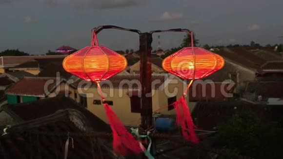 海安古镇红灯笼视频的预览图
