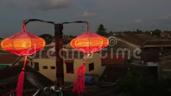 海安古镇红灯笼视频的预览图
