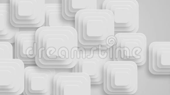 许多白色小方块从右向左移动循环视频的预览图