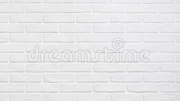 白色砖墙背景滑动效果视频的预览图