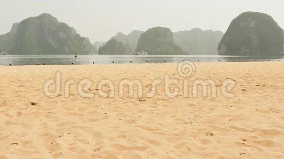 哈龙湾海滩越南视频的预览图