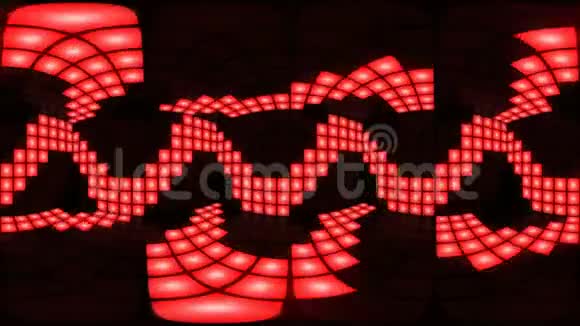 360VR红迪斯科夜总会舞池壁灯网背景vj循环视频的预览图