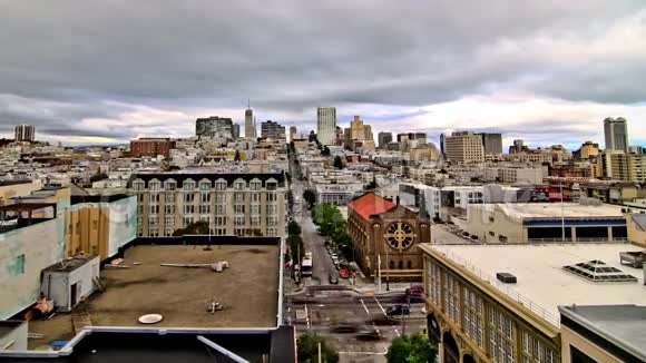 旧金山城市景观时间流逝效应视频的预览图
