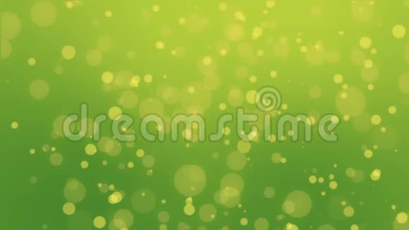 五颜六色的绿色黄色颗粒背景视频的预览图