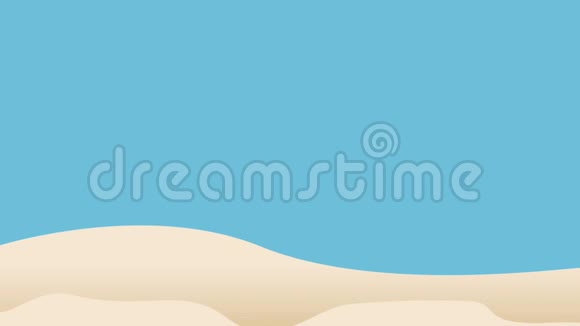 沙滩球滚滚岛高清视频的预览图
