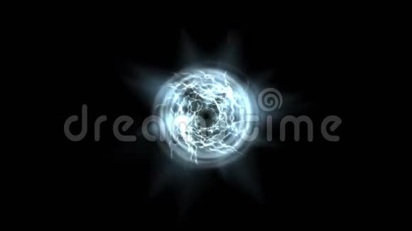 抽象动力魔球能量隧道闪电磁粉烟花视频的预览图