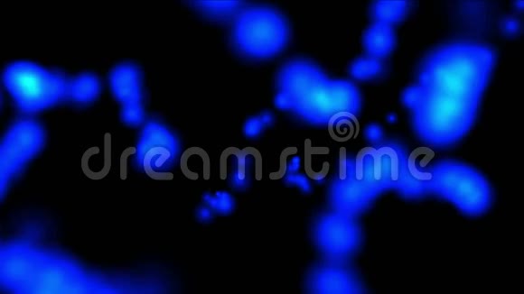 微生物蠕虫背景显微镜下抽象生物细菌孢子视频的预览图