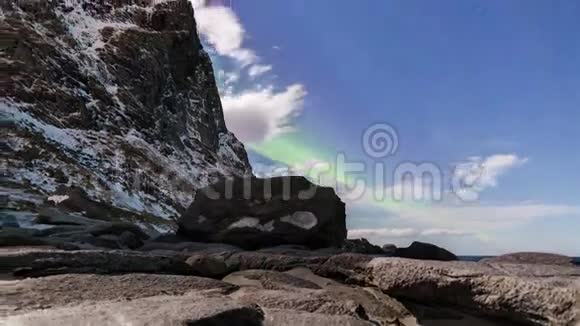 挪威沿海北极光视频的预览图