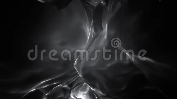 单色发光抽象火焰回路视频的预览图