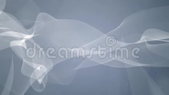 白色柔和的光透明的波浪条纹背景无缝环视频的预览图