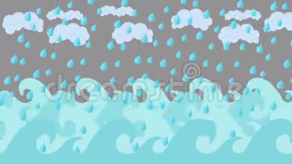 诺亚方舟云天雨下海航行视频的预览图
