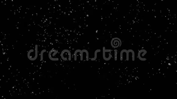 黑色背景下的慢速雪地灯视频的预览图