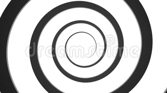 螺旋背景阿尔法环黑色视频的预览图