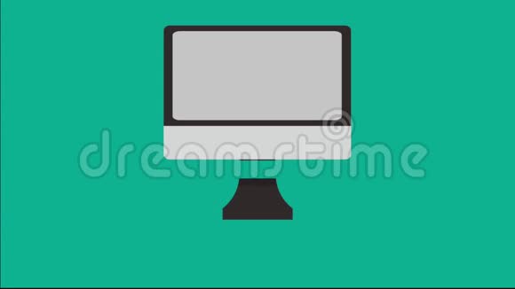 电脑屏幕挂锁互联网安全高清动画视频的预览图