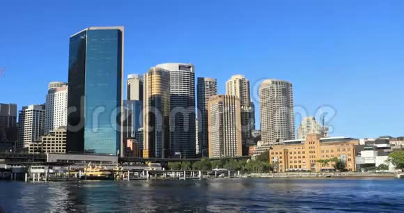 澳大利亚悉尼市中心4K的时间推移景观视频的预览图