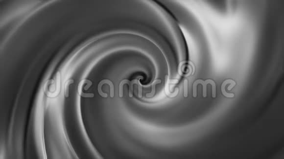 抽象动画捻丝纹理丝绸或奶油质地扭曲到中心的抽象催眠循环螺旋视频的预览图